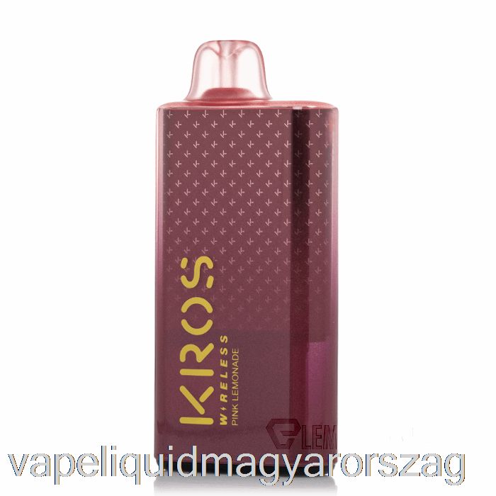 Kros Vezeték Nélküli 9000 Eldobható Rózsaszín Limonádé Vape Folyadék